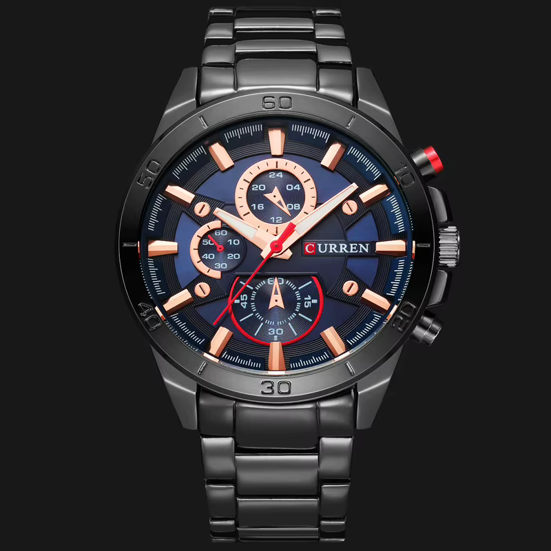 CURREN – Montre-bracelet de sport pour hommes
