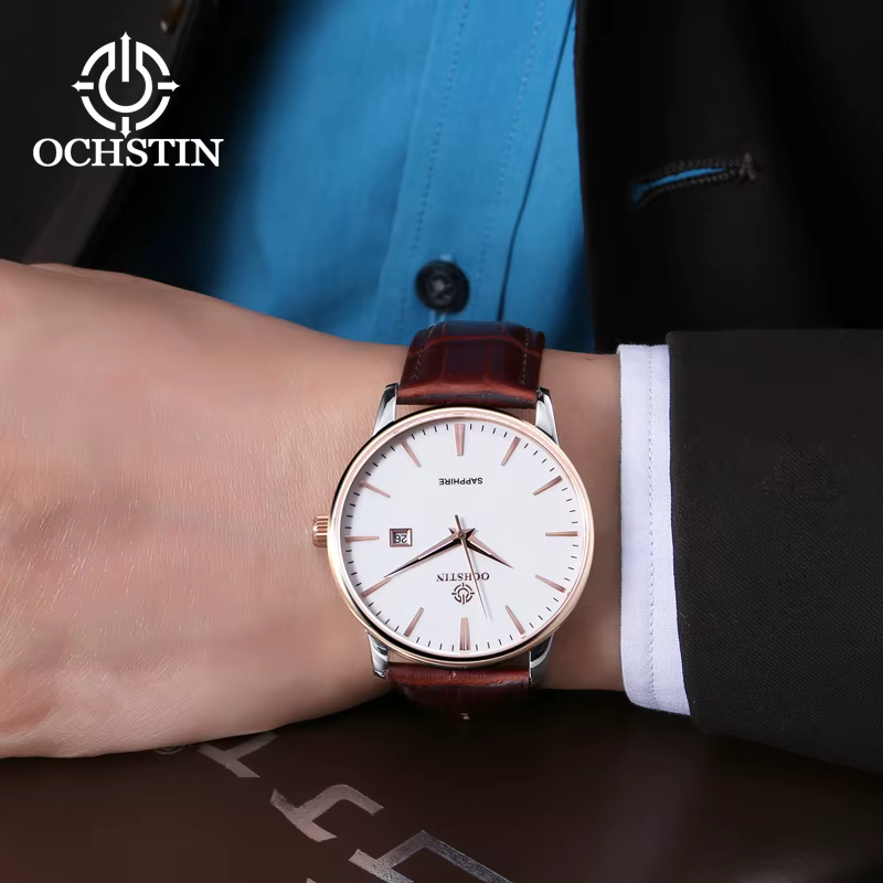 OCHSTIN marque de luxe Couple montres à Quartz saphir étanche hommes et femmes saint valentin montre-bracelet cadeau pour les amoureux