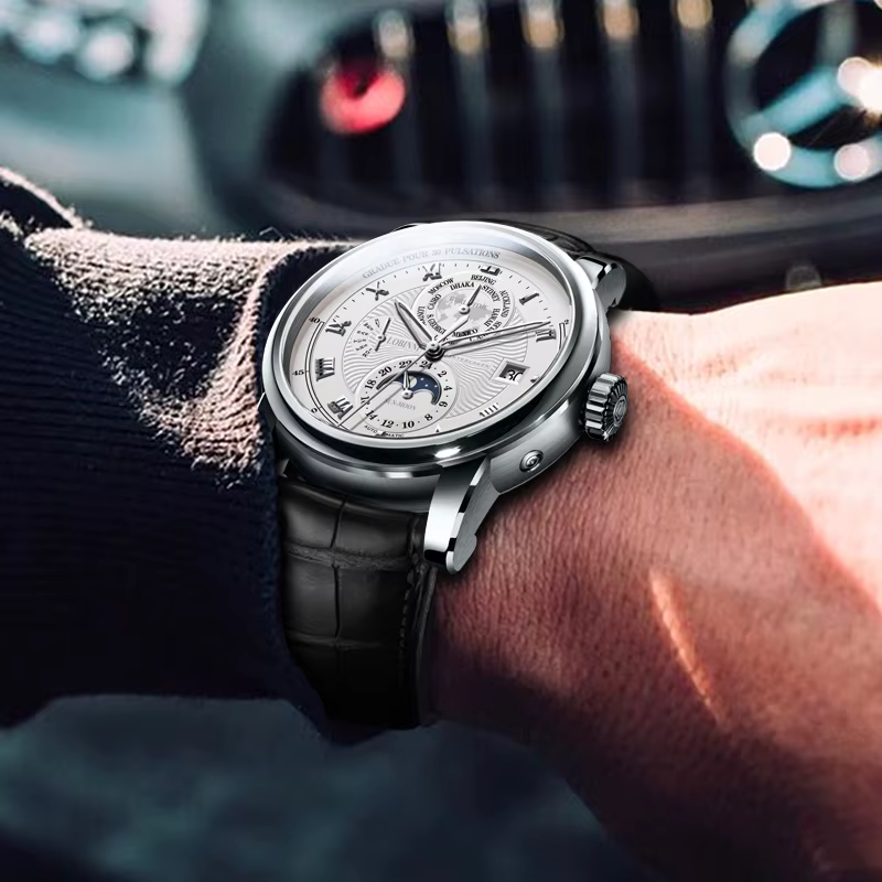 LOBINSettlement-Montre de marque de luxe pour homme