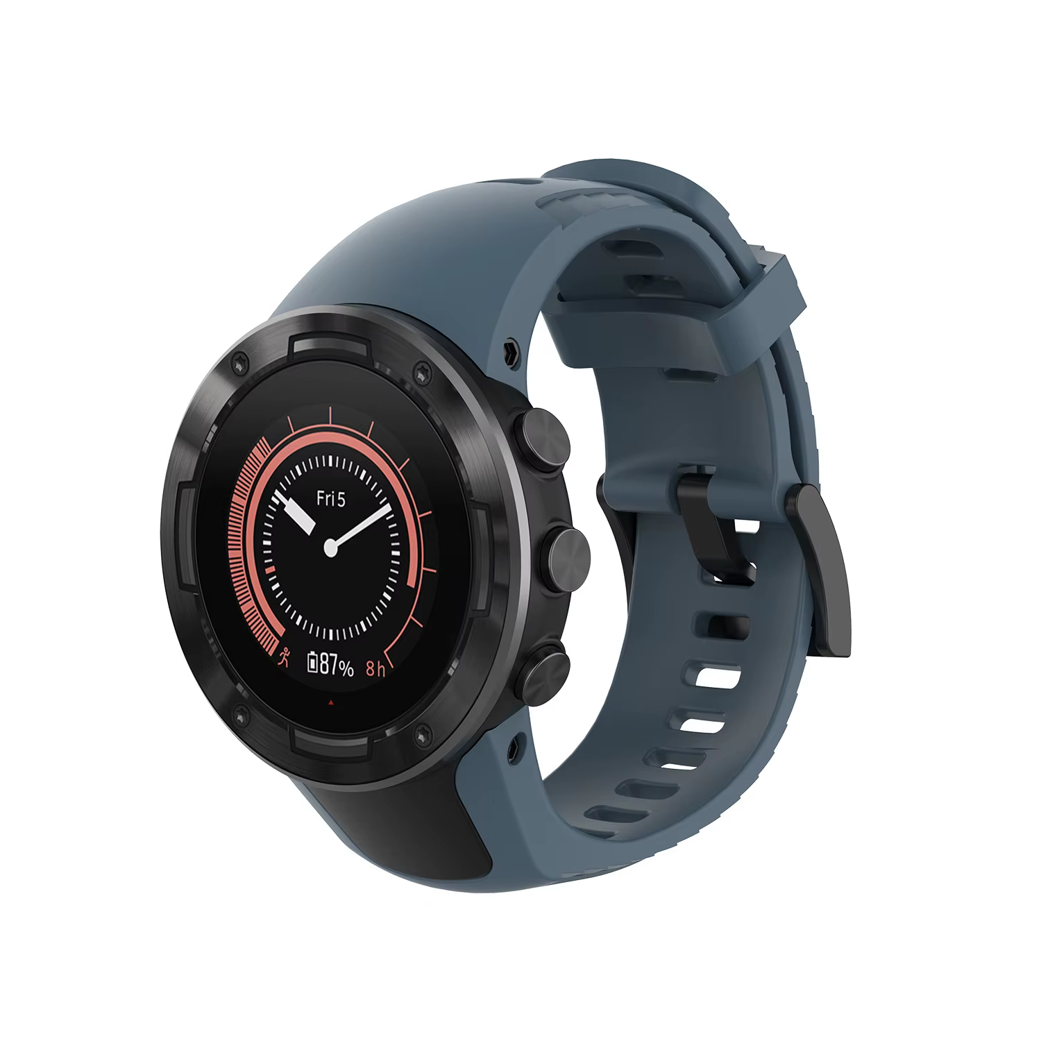 Bracelet de montre en silicone pour bracelet de montre intelligent Suunto 5