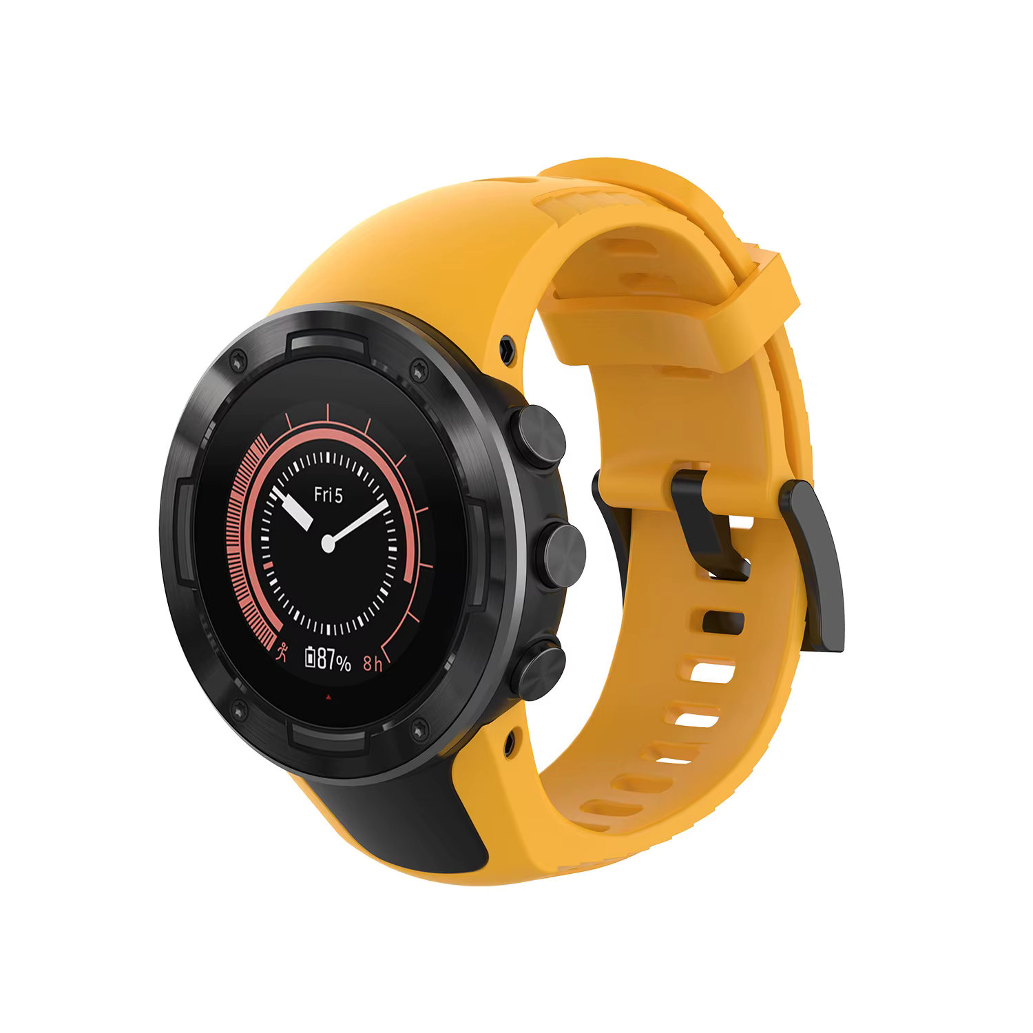 Bracelet de montre en silicone pour bracelet de montre intelligent Suunto 5
