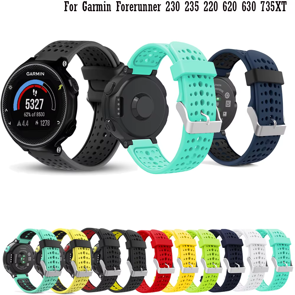 Bracelet de montre pour Garmin Forerunner 235 235 Lite 735XT