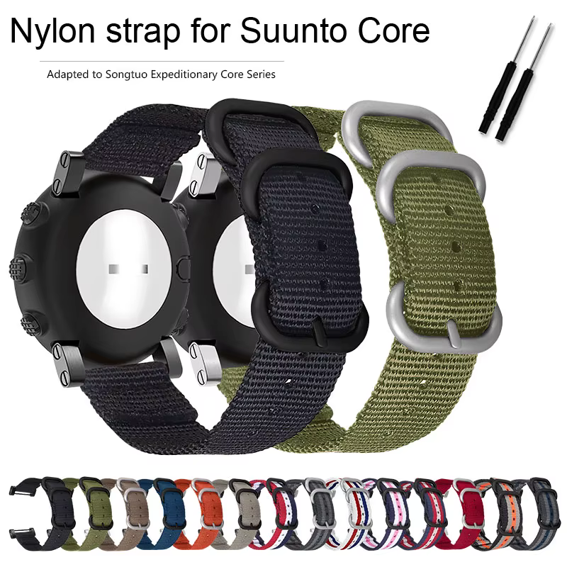 Bracelet de rechange en Nylon pour Suunto Core