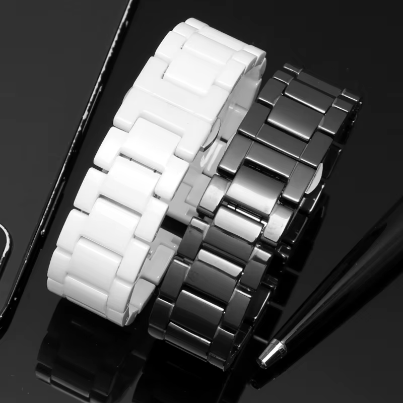 Bracelet de montre en céramique 14mm 15 16 17 18 19 20 21mm 22mm