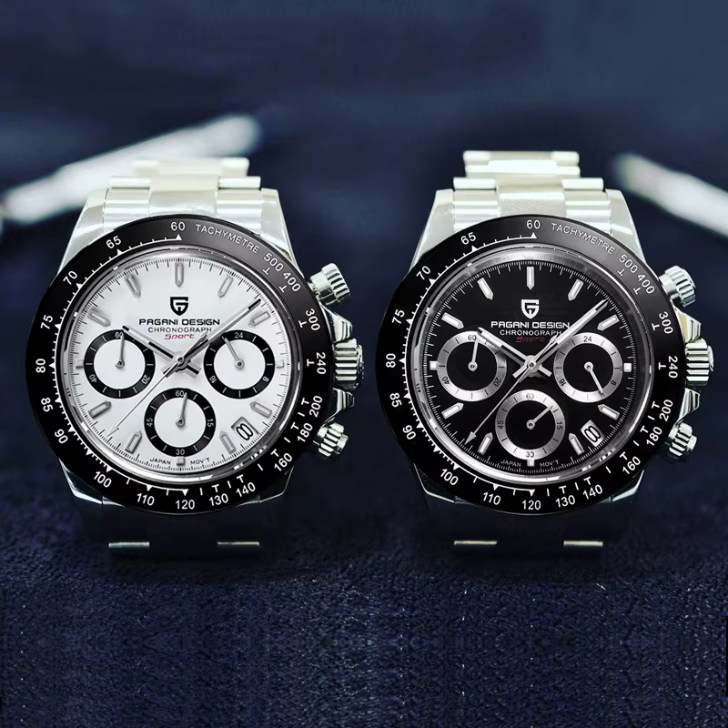Nouvelle montre-bracelet de luxe à quartz PAGANI DESIGN Chronographe 2026 pour homme