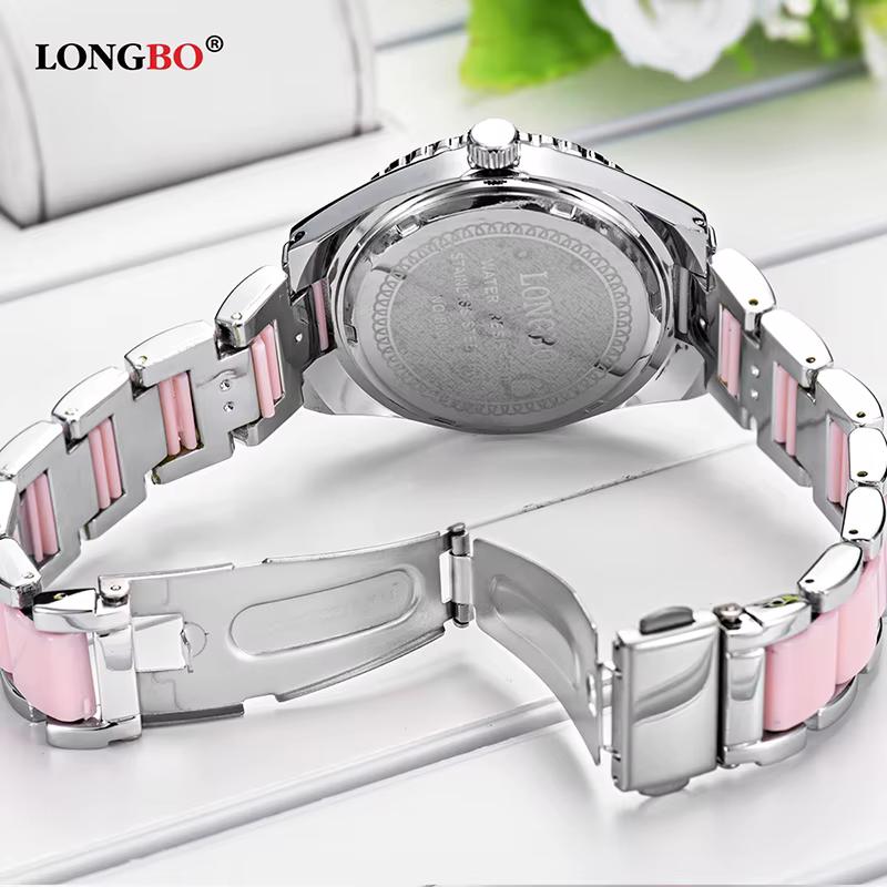 LONGBO – montre-Bracelet en céramique et alliage pour femmes