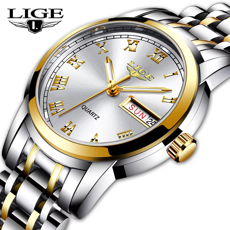 LIGE Top marque de luxe femmes montre mode créative