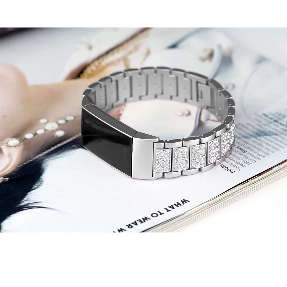 Bracelet en diamant pour Fitbit Charge 2 pour femme