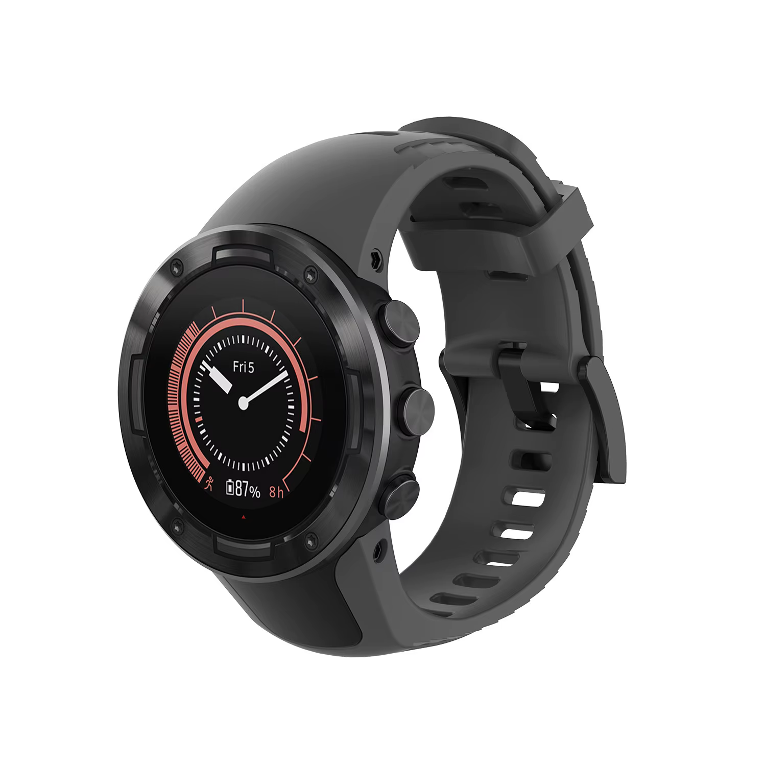 Bracelet de montre en silicone pour bracelet de montre intelligent Suunto 5
