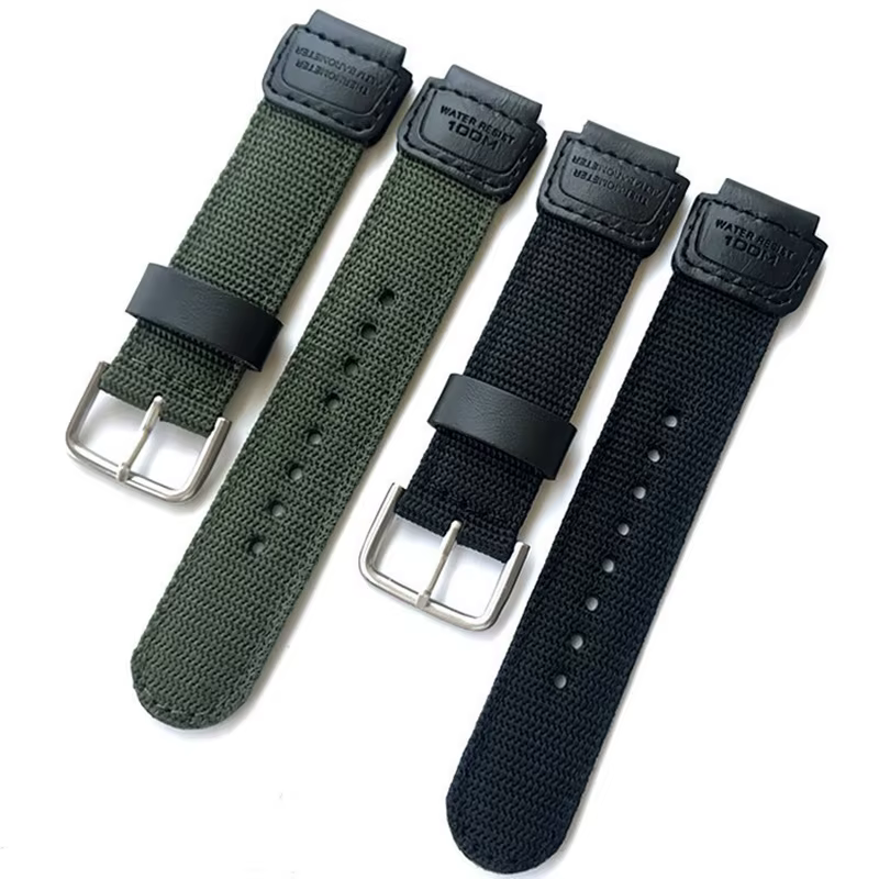 Bracelet en toile pour Casio SGW-300H 400H 500H MRW-200H AE-1000W AE-1300/1200 W-S200H W-800H W-216H