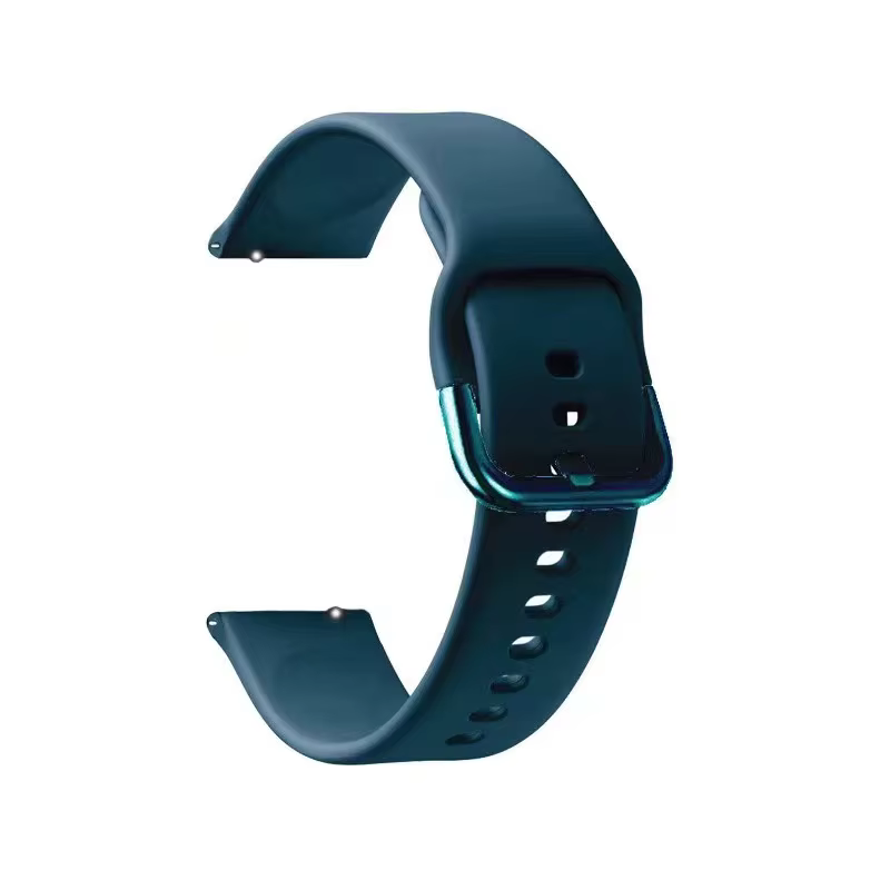 Pour Samsung Galaxy Active 2 40mm 44mm Bracelet de montre intelligente Silicone 20mm