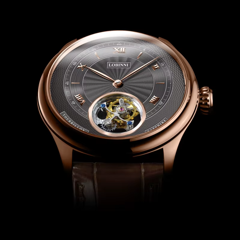 Tourbillion montre de luxe hommes