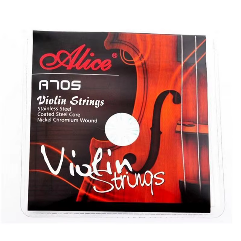Un jeu de cordes de violon V705 E A D G pour violon 1/4 1/2 3/4 4/4 cordes accessoire de violon