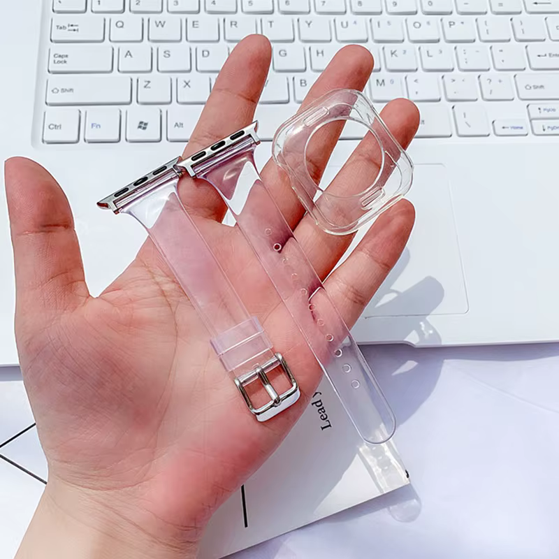 Bracelet de rechange en TPU Transparent pour Apple Watch
