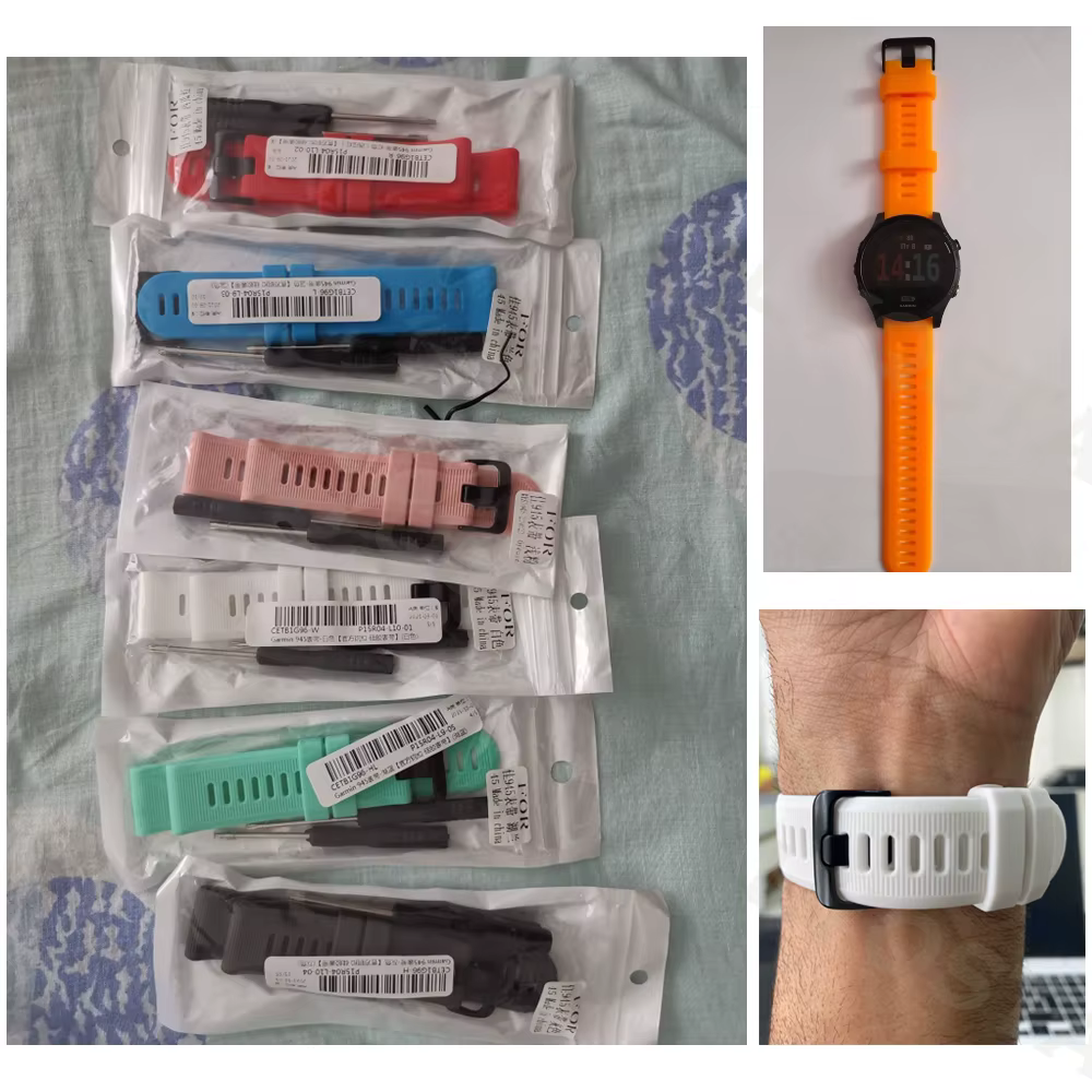 Bracelet de montre en Silicone souple
