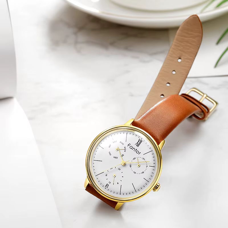 Fantor – montre-bracelet en cuir pour femmes