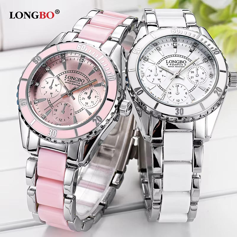 LONGBO – montre-Bracelet en céramique et alliage pour femmes