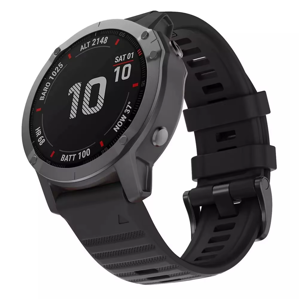 26 22 20MM Bracelet de montre pour Garmin Fenix 6X 6 Pro 7X 7 7S 8 47mm 51mm E