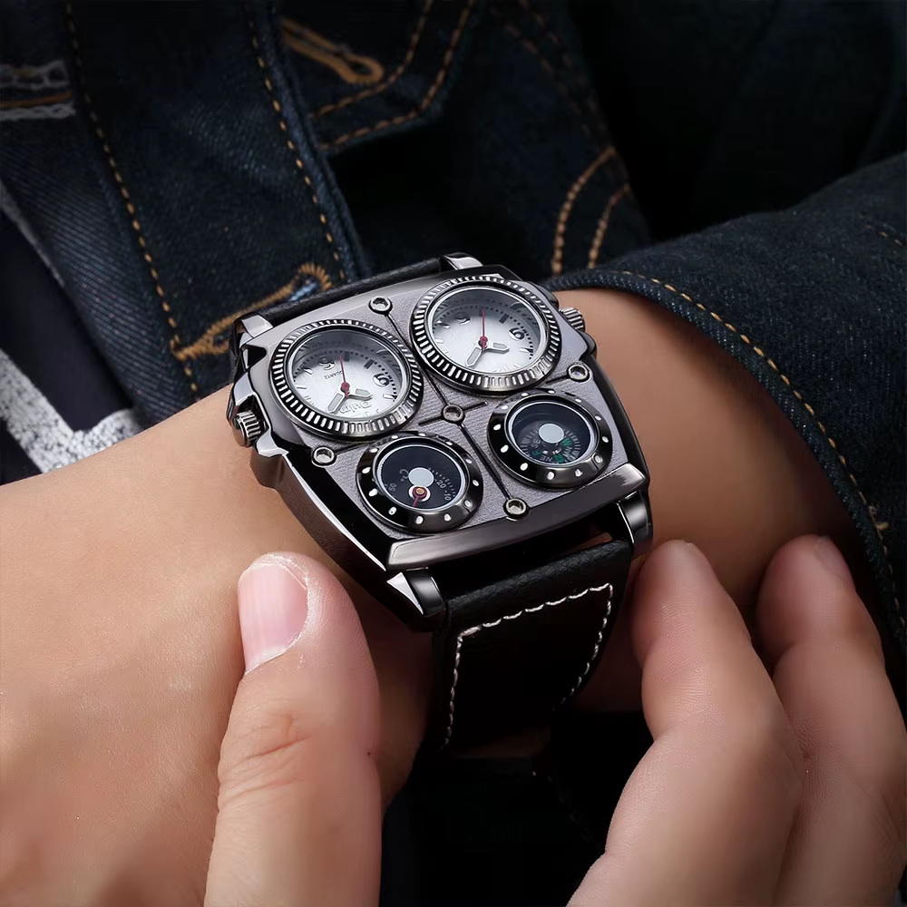 Oulm – montre à Quartz pour homme