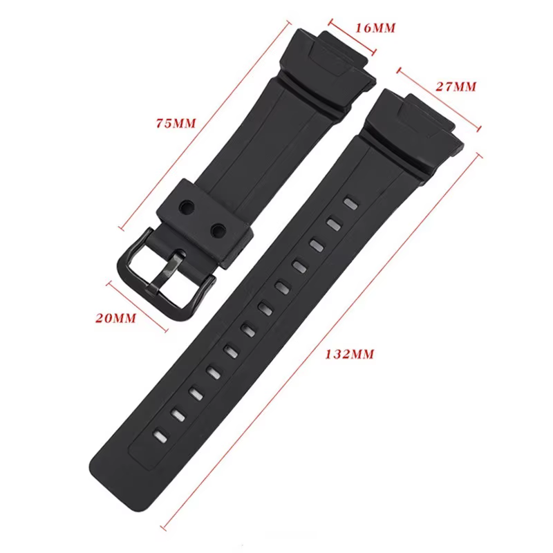 Bracelet de montre en résine pour Casio G Shock G100 G-200/G-101/G-2310/G-2300 GW-2300 GW-2310
