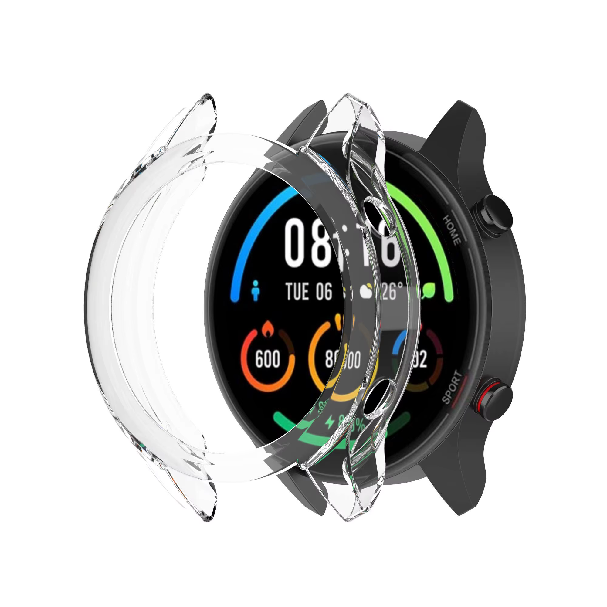 BEHAU housse de Protection pour Xiaomi Mi montre couleur Sport