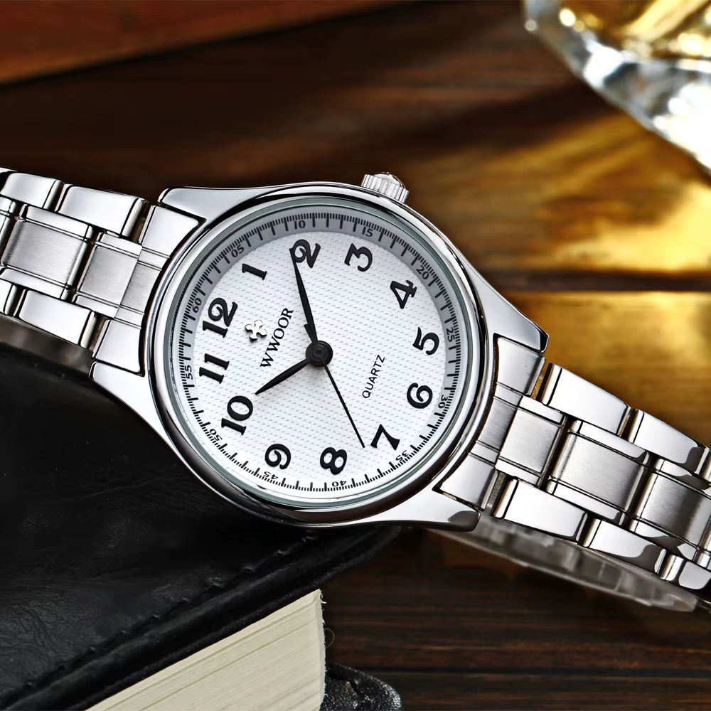 Montre WWOOR blanche pour femme