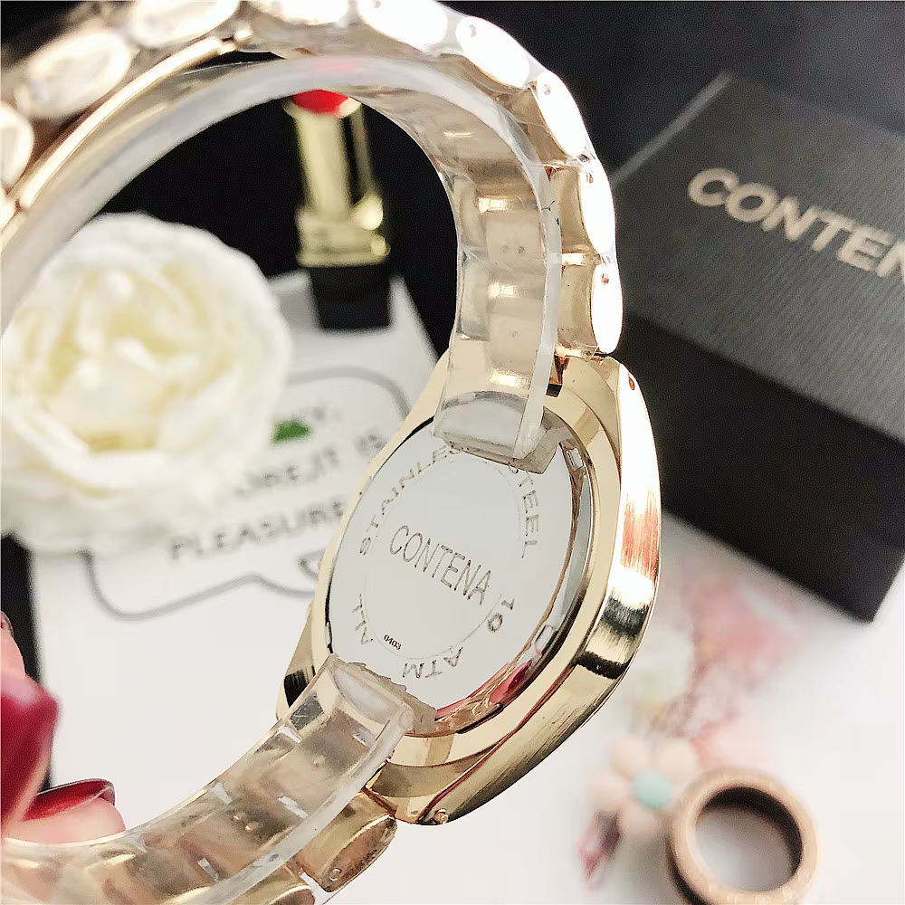 Genève-Montre de luxe en acier inoxydable pour femme