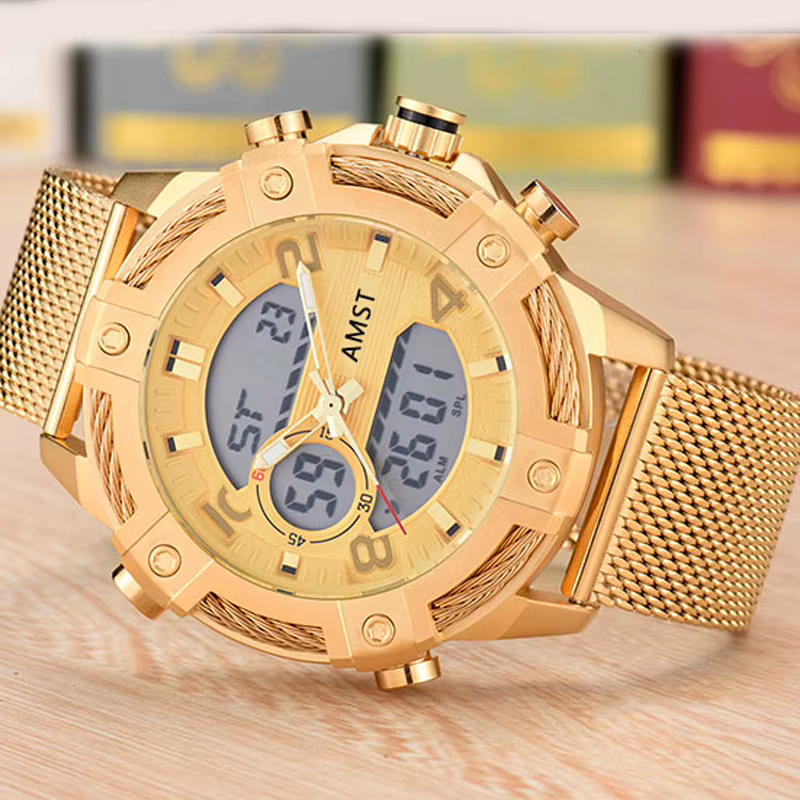 Montre-bracelet de sport étanche pour homme