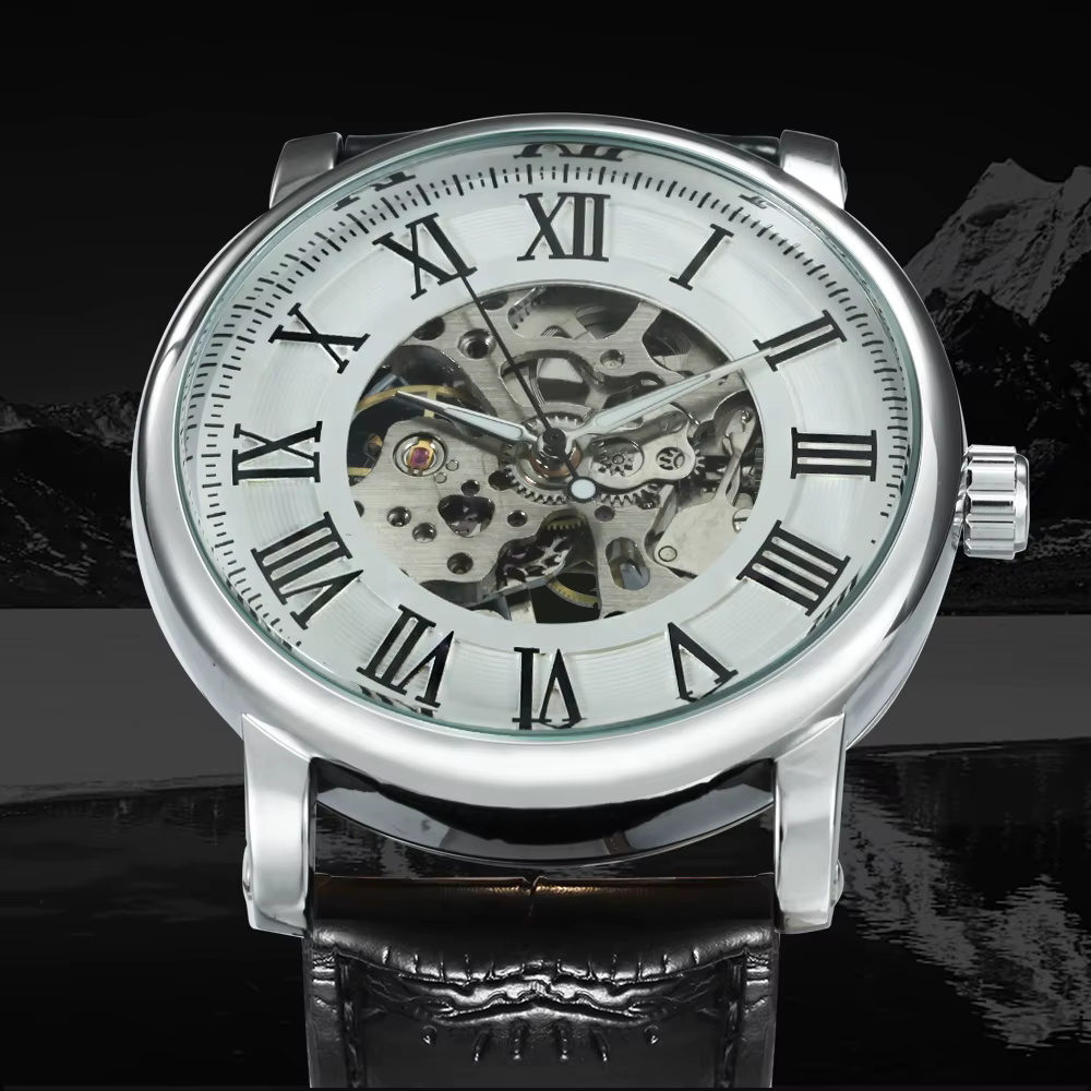 Montre mécanique classique WINNER pour homme