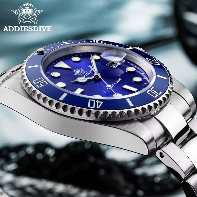 Montre de Plongée ADDIESDIVE en Acier Inoxydable