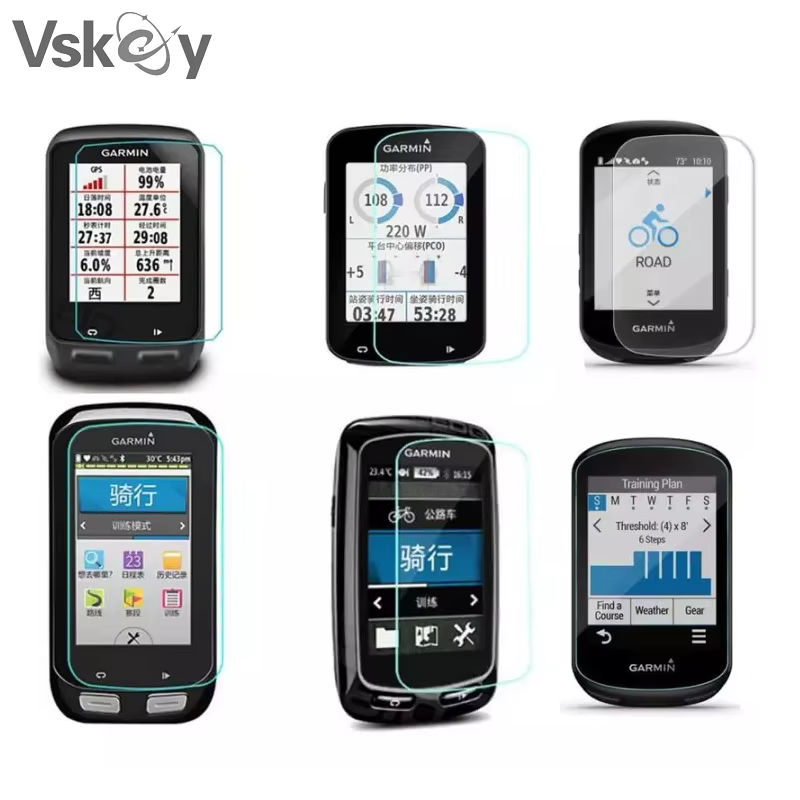 100 pièces protecteur d'écran pour Garmin Edge vtt Explore 2 850 550 540 840 830 820 530 520 1030 1040 Film de protection en verre trempé
