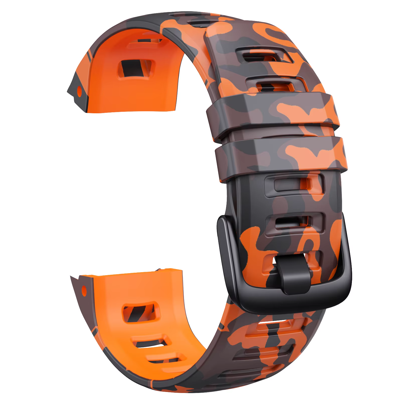 Pour Garmin Instinct bracelet en silicone solaire couleurs camouflage 22mm