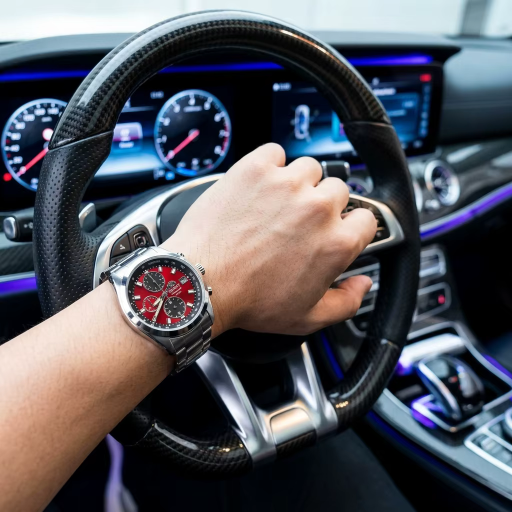 Montre chronographe à quartz pour homme Japan Orient