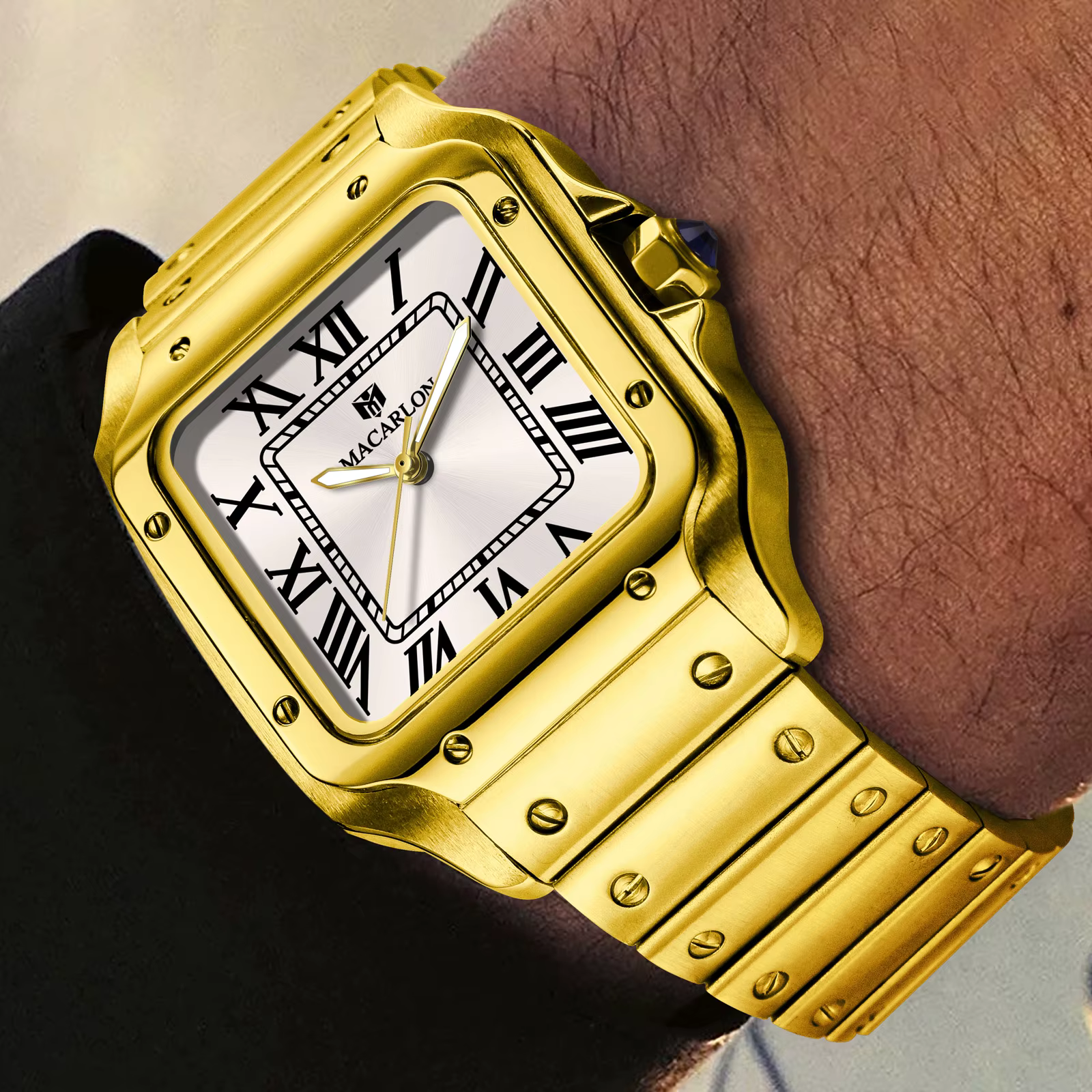 Montre mécanique MACARLON Design China NH35 pour homme