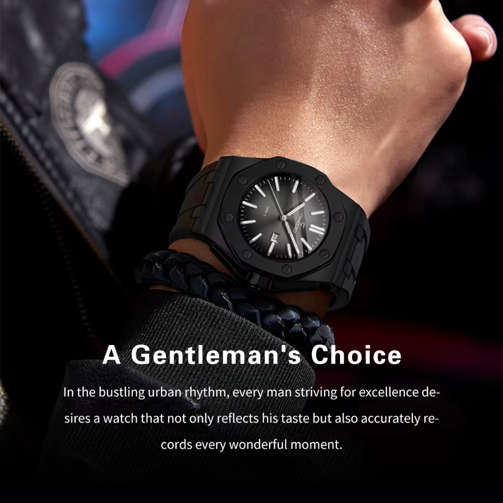 CHAXIGO montres d'affaires de luxe pour hommes 7690 mode étanche calendrier Quartz montre