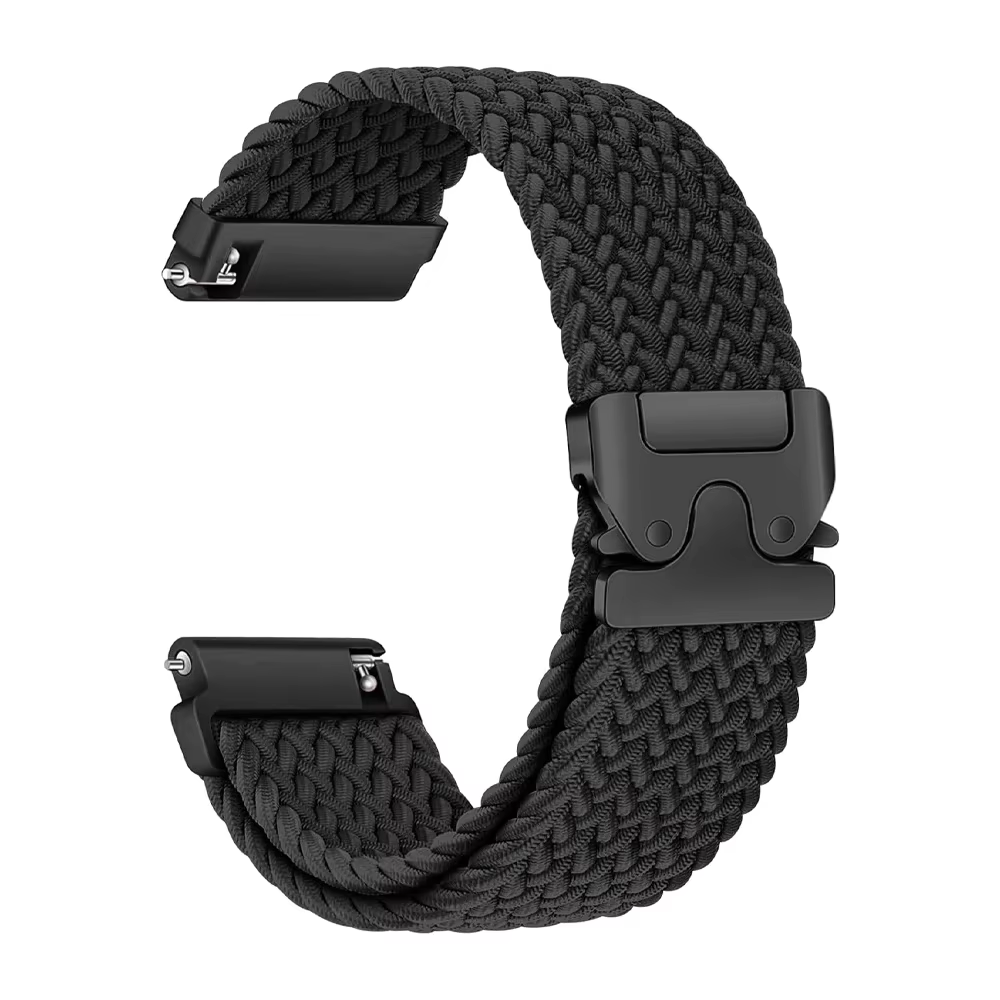 Bracelet à boucle tressée pour Garmin Forerunner 965 970 265 165 570, boucle de Parachute, bracelet de montre en Nylon Garmin Venu 4/3/2 Active 6-5