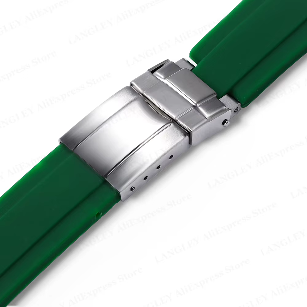 Bracelet de montre en caoutchouc 20mm pour Rolex pour Submariner pour Daytona pour Oysterflex