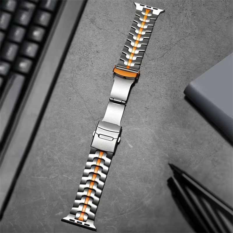 Bracelet couleur titane Ultra 3 2 pour Apple Watch 49mm 46mm 45mm 44mm 42mm