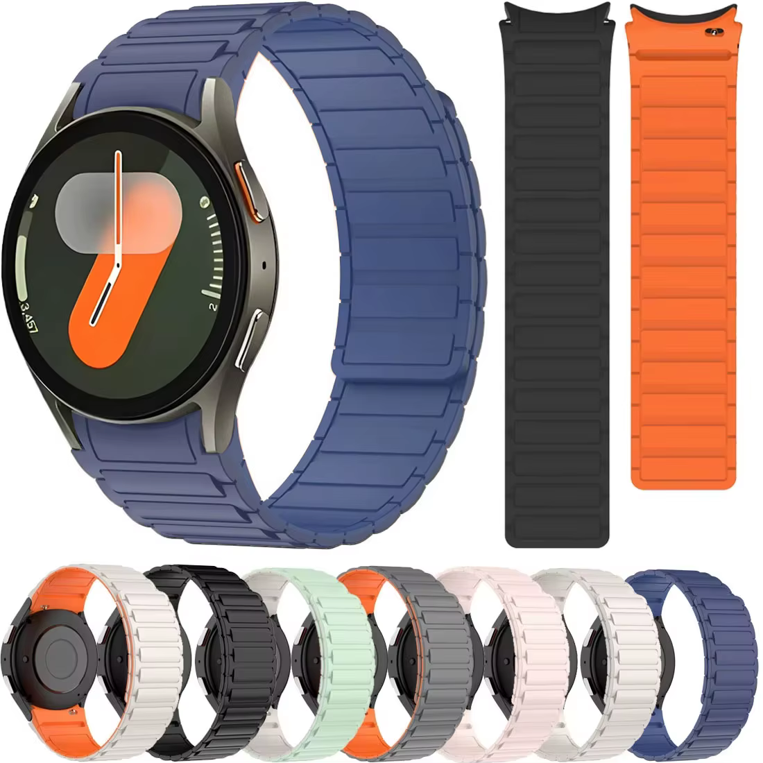 Bracelet magnétique en Silicone sans espaces