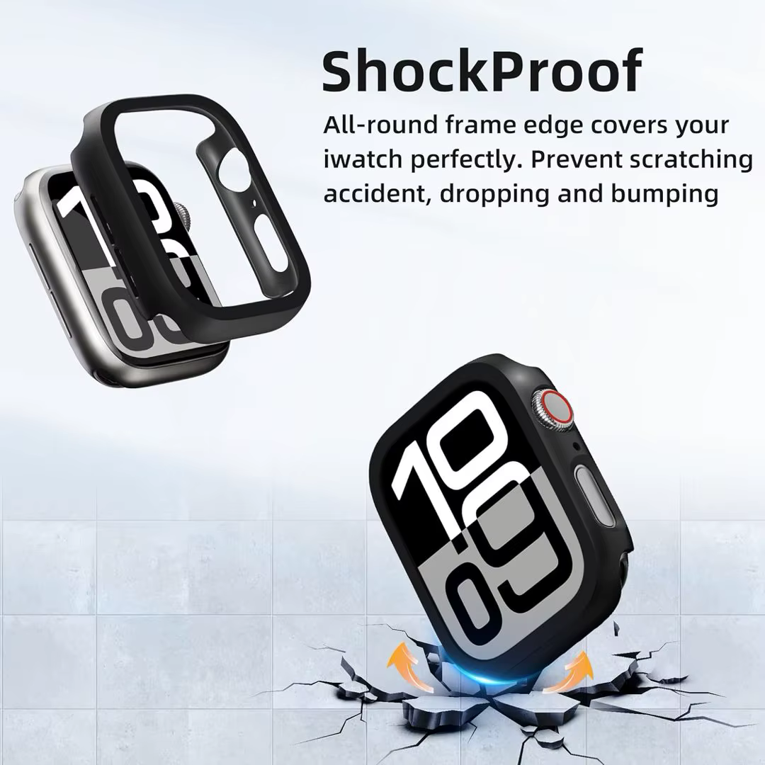 Coque de protection pour Apple Watch Series 10 11 Ultra 2 3 9 8 7 6 5 4 45 41 40 42 44 46 SE 3 Montre intelligente