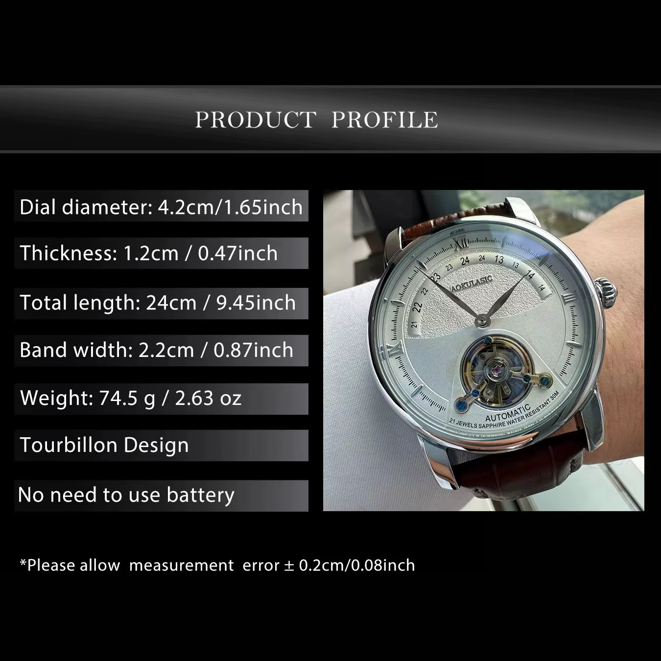 Montres pour hommes AOKULASIC