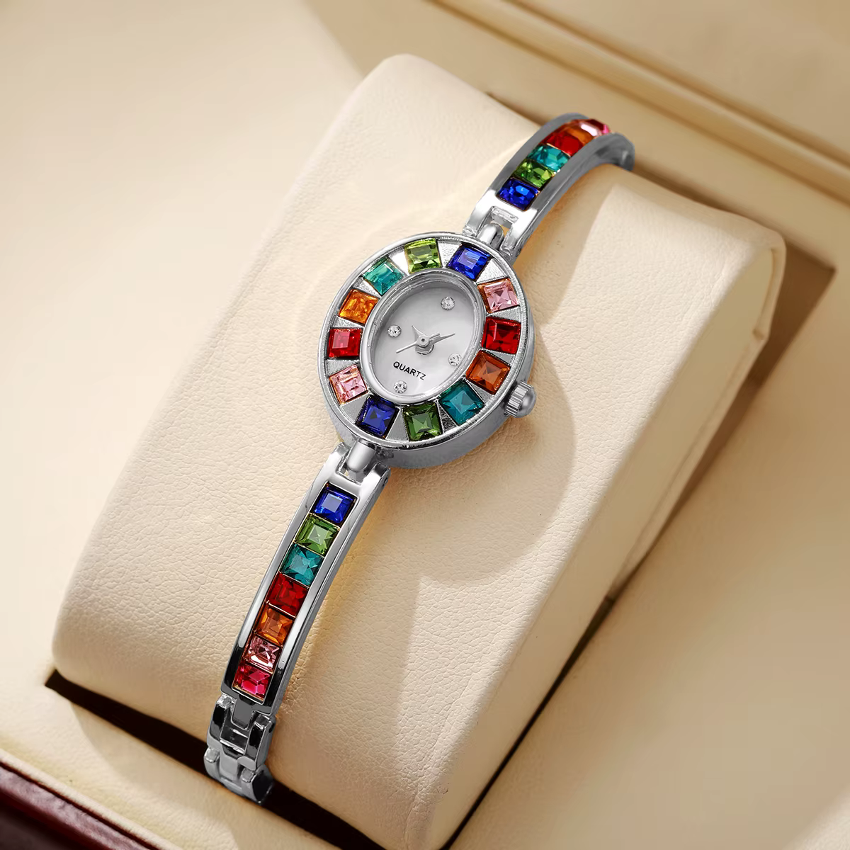 Montres de luxe en strass pour femmes