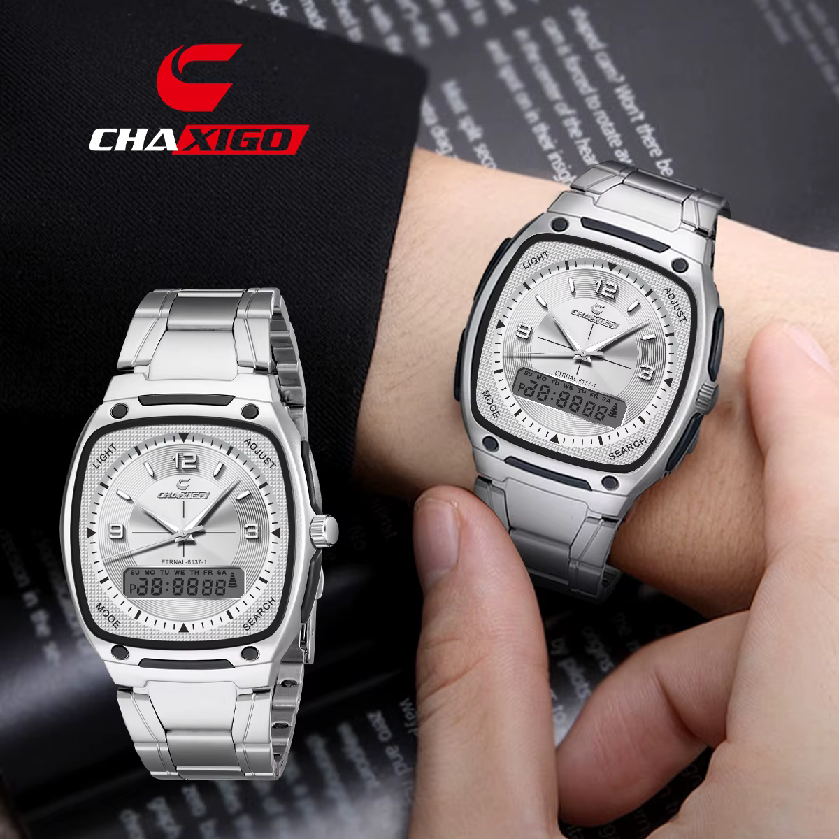 CHAXIGO montre d'affaires de mode pour hommes