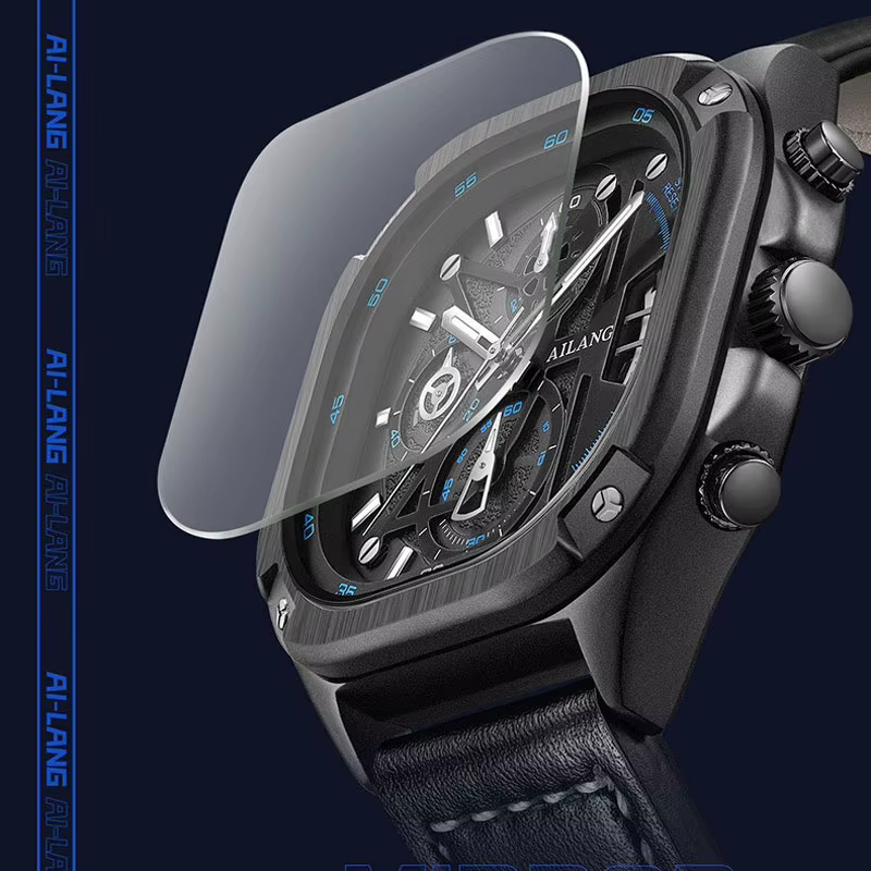 AILANG Top marque de luxe montre à Quartz décontracté mode hommes en cuir étanche automatique Tourbillon