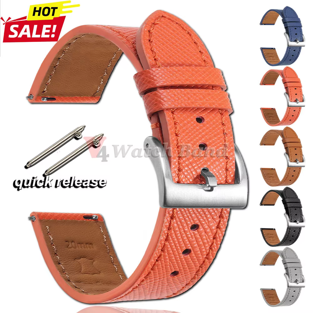 Nouveau bracelet de montre orange pour Samsung Galaxy Watch 8/7/6/5/4
