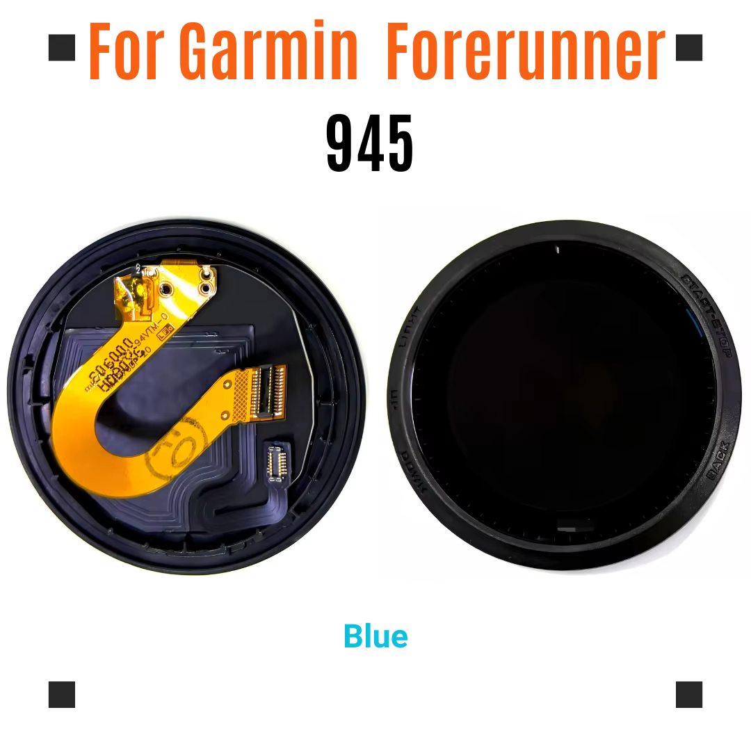 Écran LCD de remplacement pour montre Garmin Forerunner 945