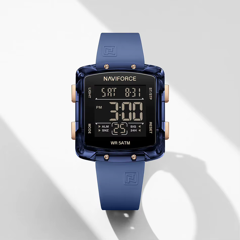 NAVIFORCE mode montres numériques femmes montre de sport étanche 50 M carré électronique