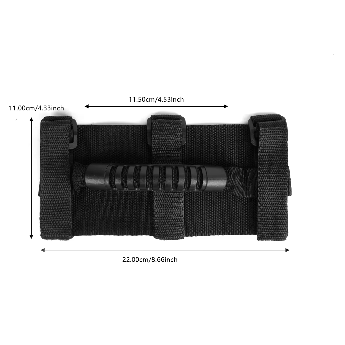 2 poignées de sécurité pour barre anti-roulis, compatibles avec Jeep Wrangler CJ YJ TJ JK JL & Gladiator JT 1987-2023, accessoires intérieurs