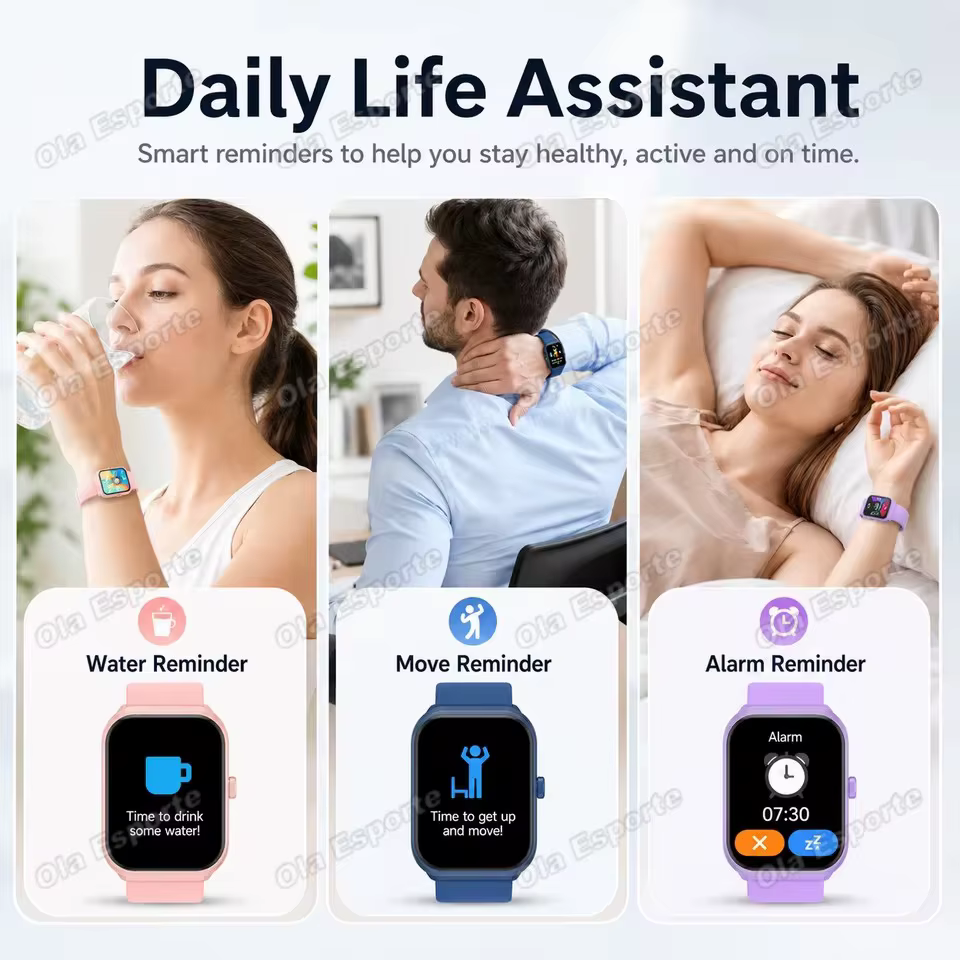 Montre connectée pour hommes et femmes