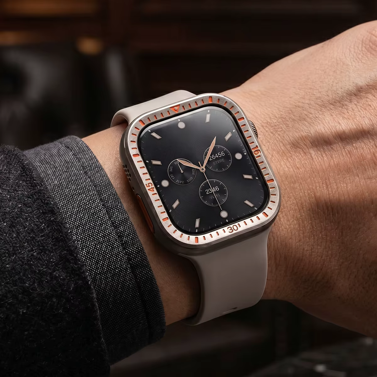 Verre trempé + étui pour Apple Watch